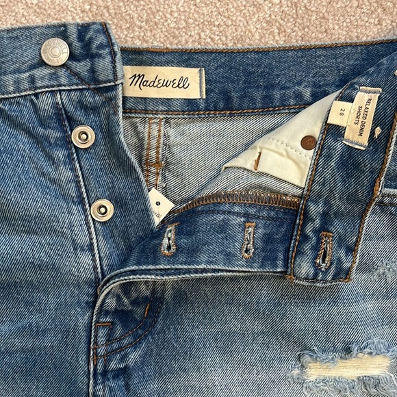 Madewell Relaxed Denim Shorts Size 28 - Picture 2 of 4
